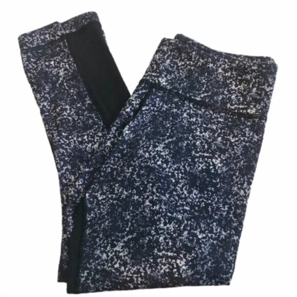 Lululemon Journey Crop Rocky Road Splatter I Size 6 - Picture 2 of 8